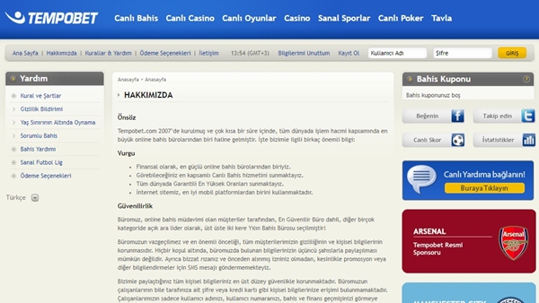 tempobet hakkında
