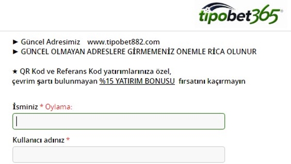 tipobet destek sayfası