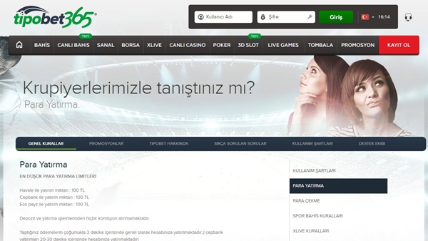 tipobet para yatırma seçenekleri