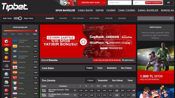 tipbet bahis sitesi hakkında