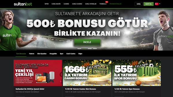 Sultanbet bonus teklifleri
