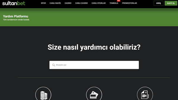 Sultanbet destek sayfası
